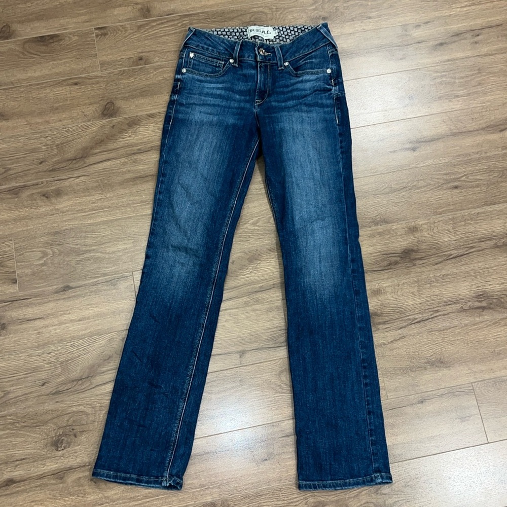 Ariat Women's Straight Leg Jeans in Dark Blue Denim